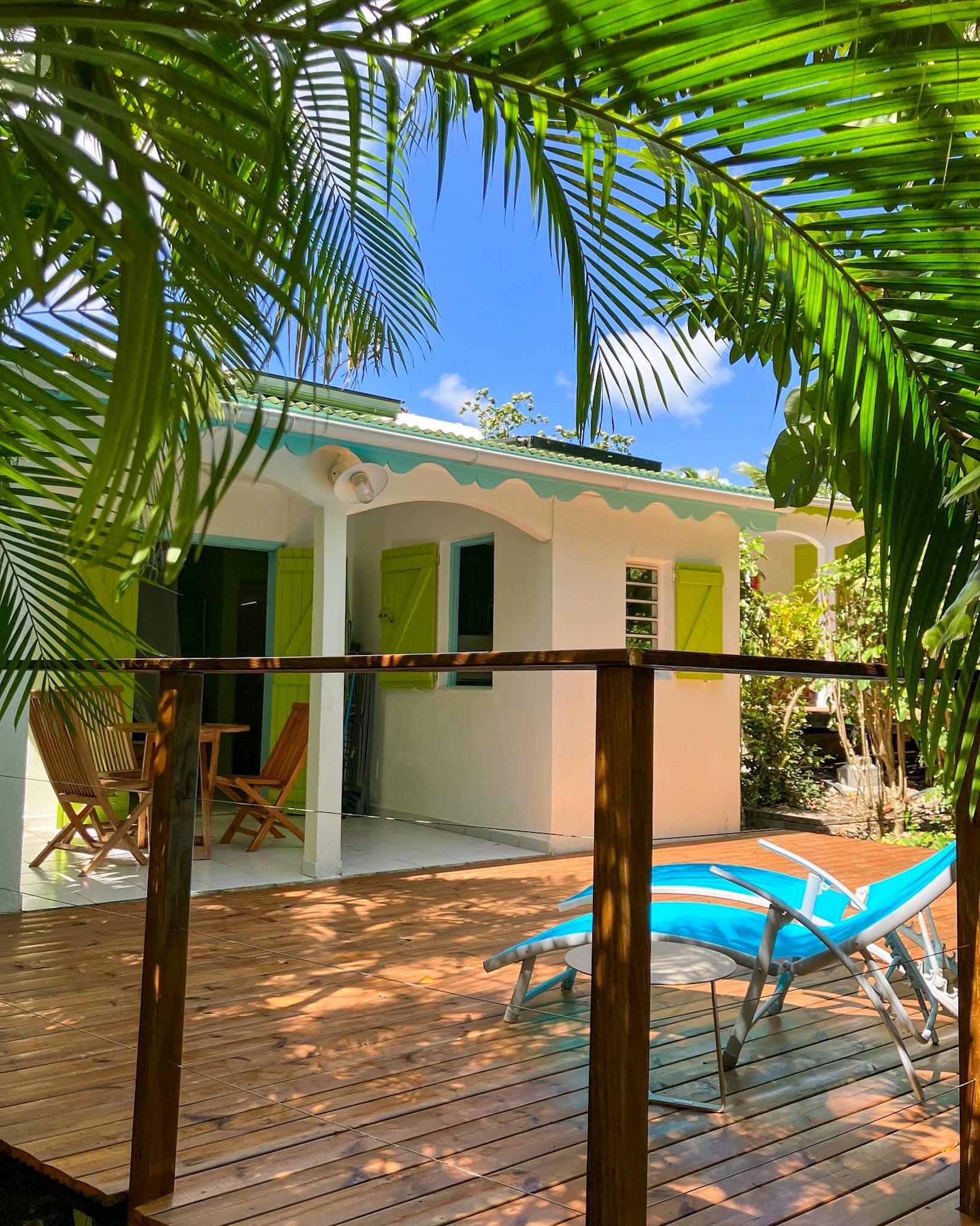terrasse gîte bois